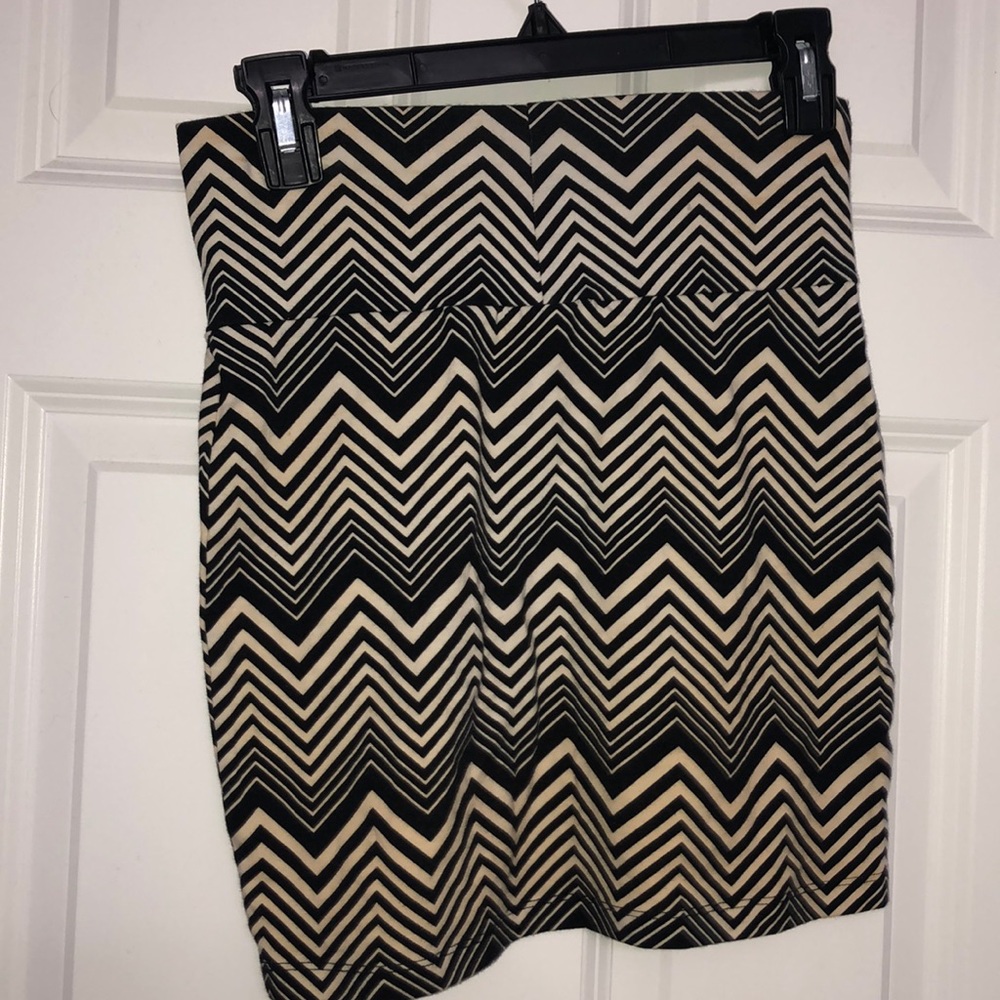 Black and white skirt